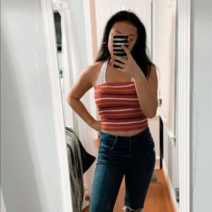 🌊3 for 25 American eagle red crop top